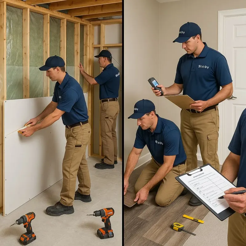 Repairs and Reconstruction process in Okmulgee, OK